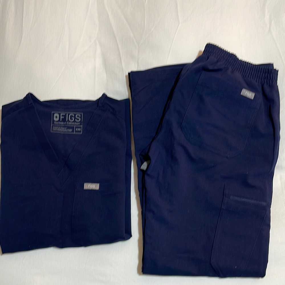 Figs Navy Blue scrubs set